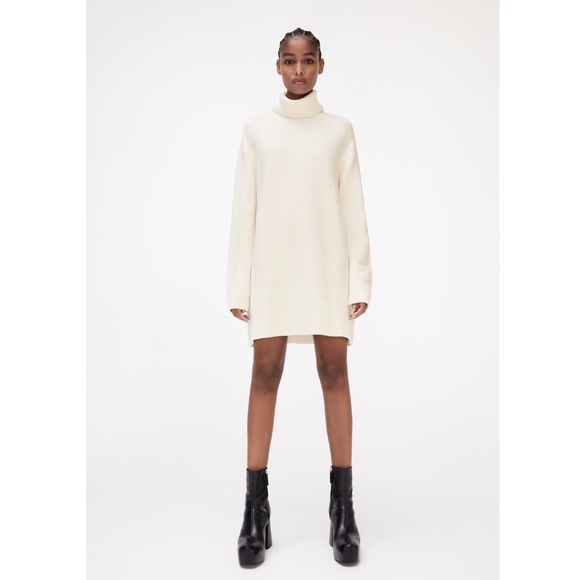 Zara | Dresses | Nwt Zara Oversized High Collar Knit Sweater Dress |  Poshmark